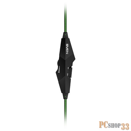 Наушники SVEN AP-G852MV, черный-зелёный