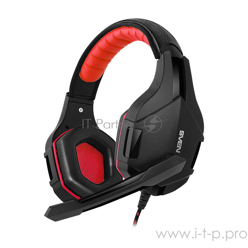 Наушники SVEN AP-G850MV, черный-красный