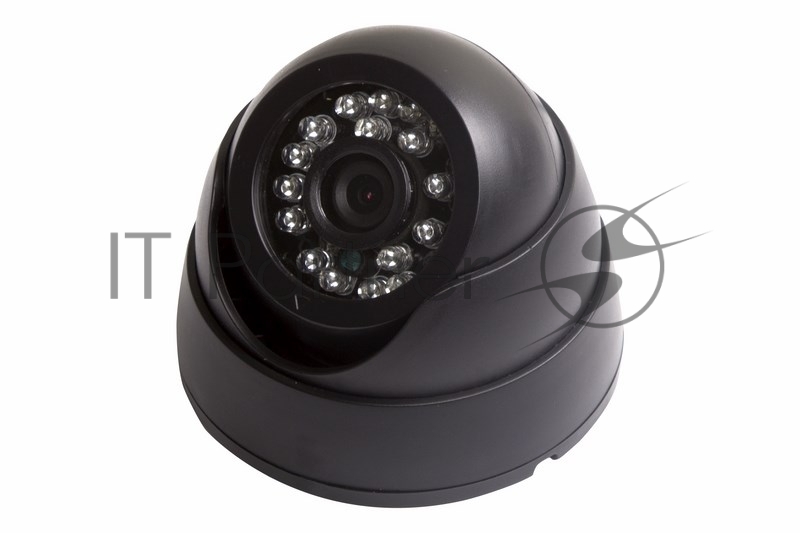 Купольная камера видеонаблюдения с ИК- подсветкой