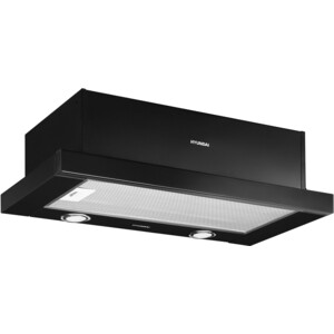 Вытяжка встраиваемая Hyundai HBH 6232 IX нержавеющая сталь управление: кнопочное (1 мотор)