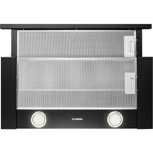 Вытяжка встраиваемая Hyundai HBH 6232 IX нержавеющая сталь управление: кнопочное (1 мотор)