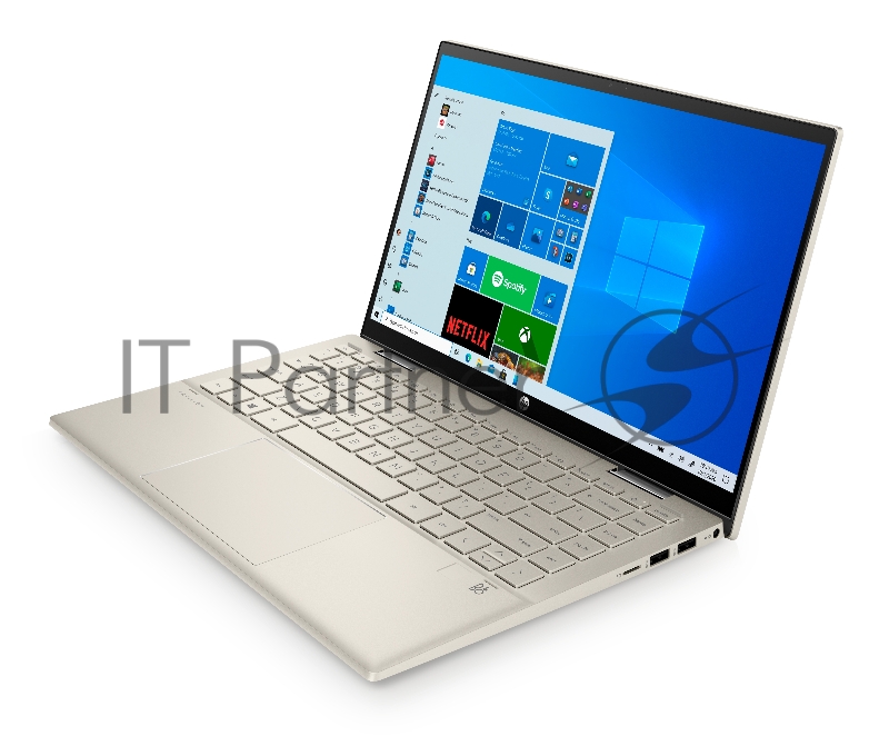 Трансформер HP Pavilion x360 14-dy0009ur Core i5 1135G7 8Gb SSD512Gb Intel Iris Xe graphics 14 IPS Touch FHD (1920x1080) Windows 10 gold WiFi BT Cam