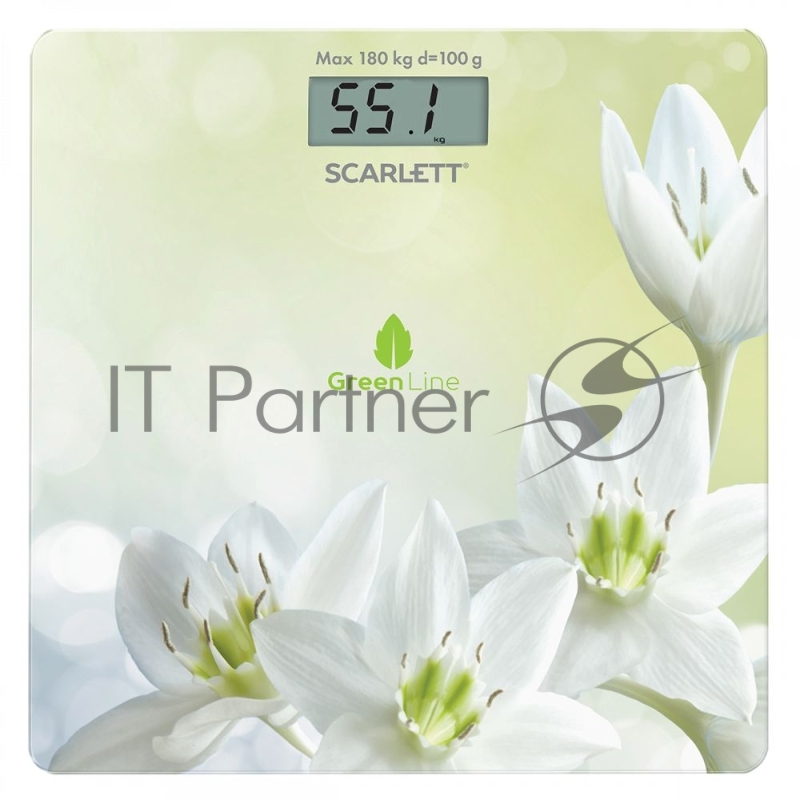 Весы напольные электронные Scarlett SC-BS33E101 макс.180кг рисунок