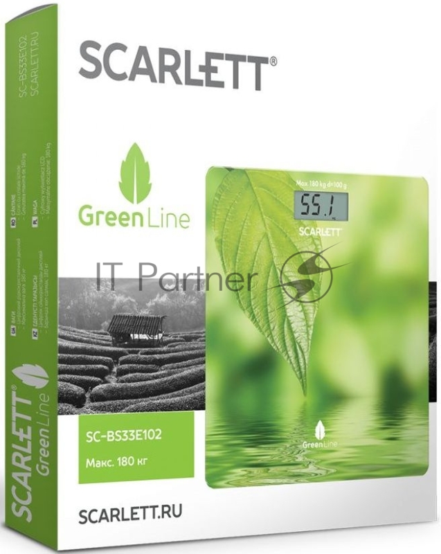 Весы напольные электронные Scarlett SC-BS33E102 макс.180кг рисунок