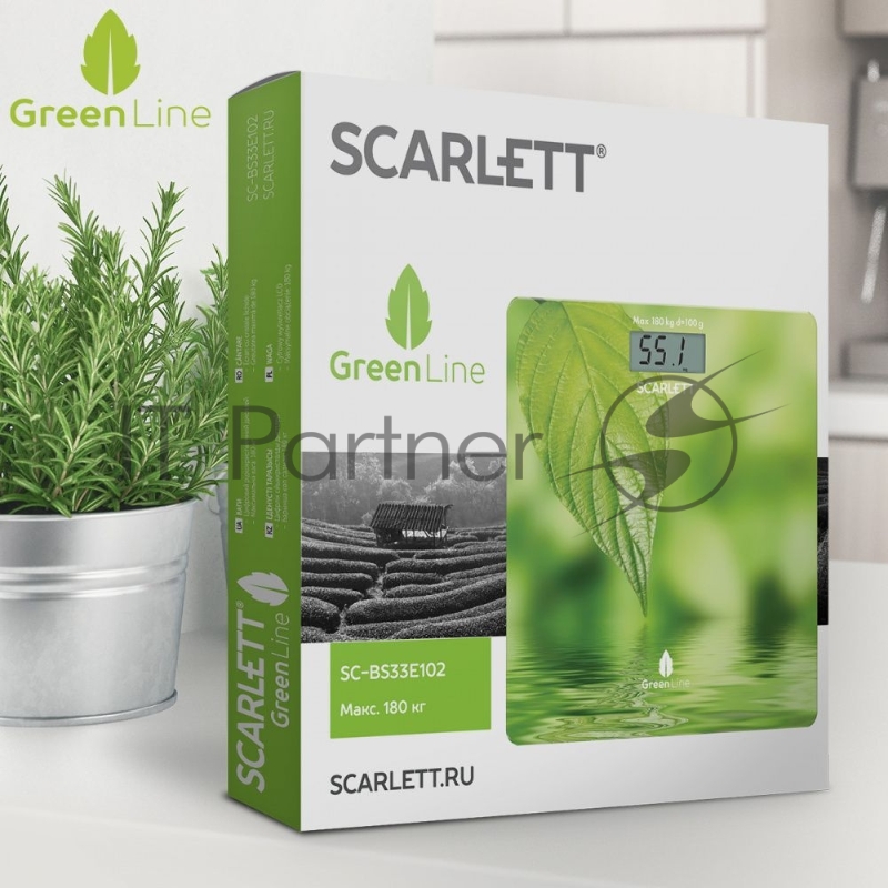 Весы напольные электронные Scarlett SC-BS33E102 макс.180кг рисунок