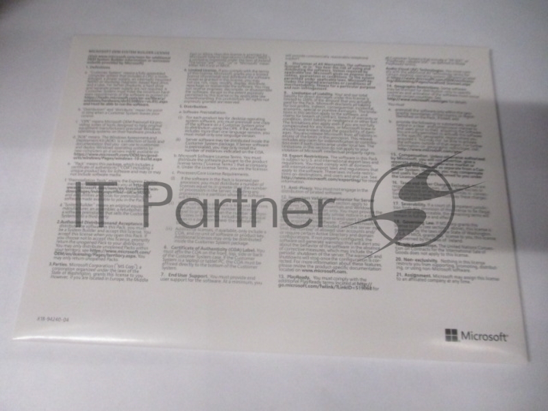 ПО Windows Svr Std 2022 64Bit English 1pk DSP OEI DVD 16 Core