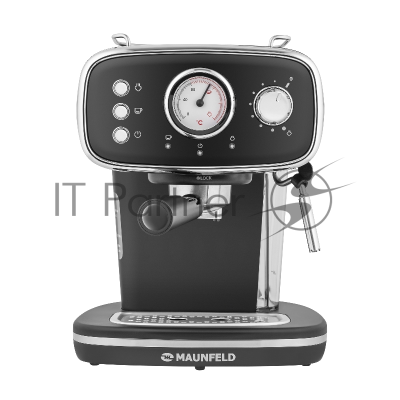 Кофемашина рожкового типа MAUNFELD MF-736BK