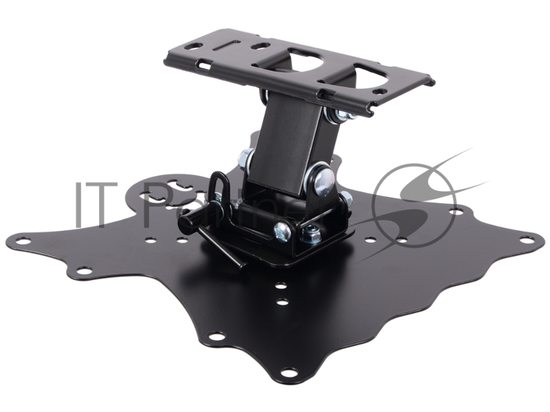 Кронштейн Kromax CASPER-202 black, для LED/LCD TV 15-40, max 30 кг, 3 ст свободы, наклон +5°-15°, поворот 90°, от стены 57-110 мм, VESA 200x200 мм