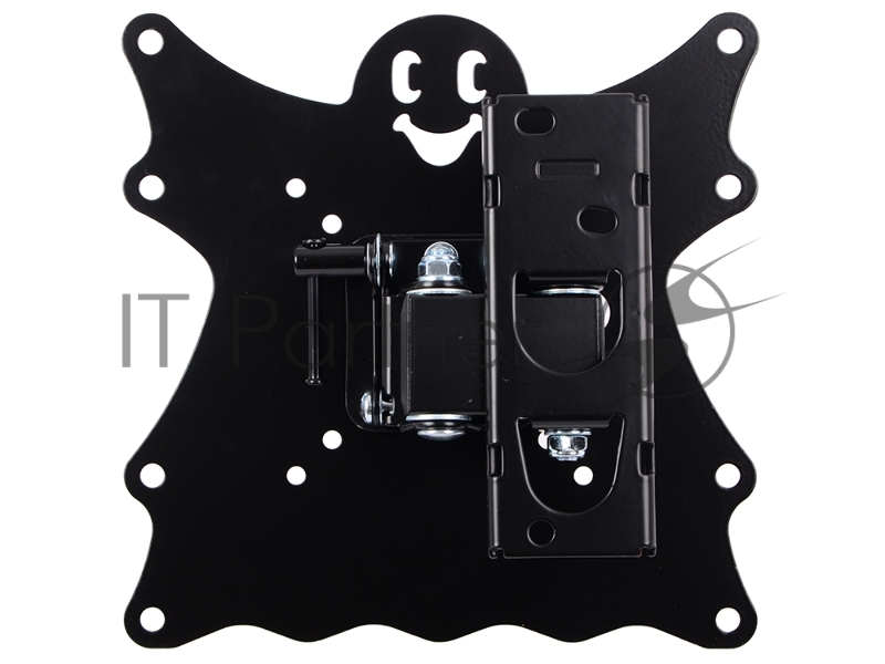 Кронштейн Kromax CASPER-202 black, для LED/LCD TV 15-40, max 30 кг, 3 ст свободы, наклон +5°-15°, поворот 90°, от стены 57-110 мм, VESA 200x200 мм