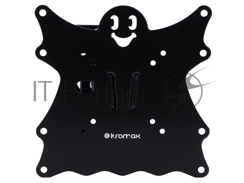 Кронштейн Kromax CASPER-202 black, для LED/LCD TV 15-40, max 30 кг, 3 ст свободы, наклон +5°-15°, поворот 90°, от стены 57-110 мм, VESA 200x200 мм