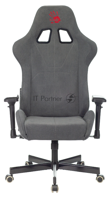 Кресло игровое A4Tech Bloody GC-740 серый крестовина