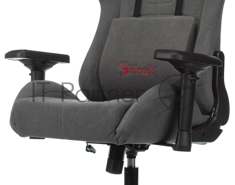 Кресло игровое A4Tech Bloody GC-740 серый крестовина