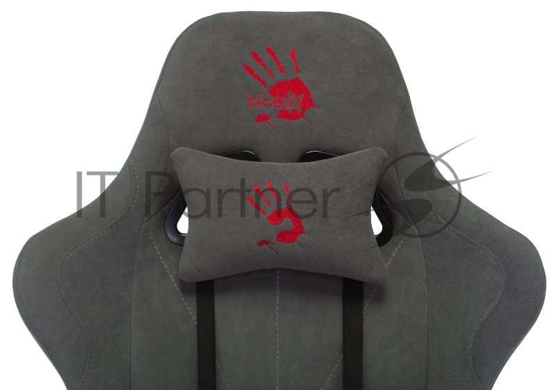 Кресло игровое A4Tech Bloody GC-740 серый крестовина