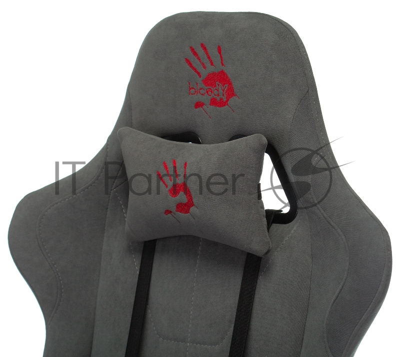 Кресло игровое A4Tech Bloody GC-740 серый крестовина