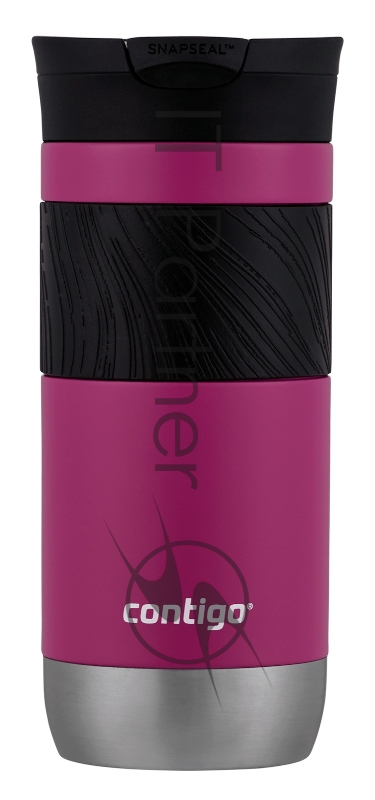 Термокружка для напитков Contigo Byron 2.0 0.47л. малиновый/черный (2155587)