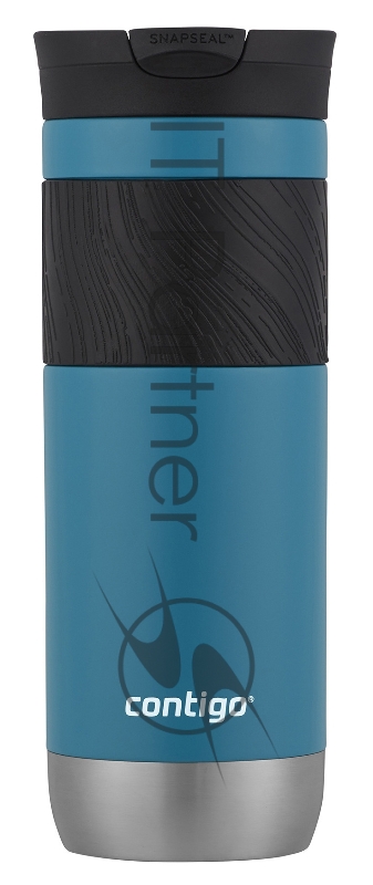 Термокружка для напитков Contigo Byron 2.0 0.59л. синий/черный (2155589)