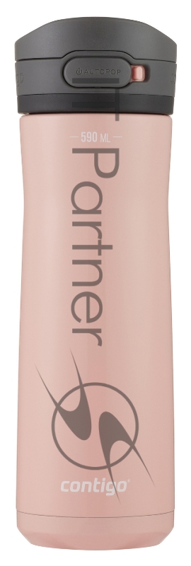 Термокружка для напитков Contigo Jackson Chill 2.0 0.59л. розовый/черный (2156482)