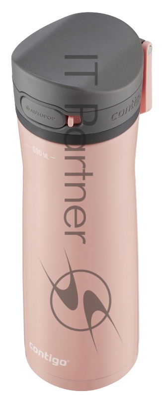 Термокружка для напитков Contigo Jackson Chill 2.0 0.59л. розовый/черный (2156482)