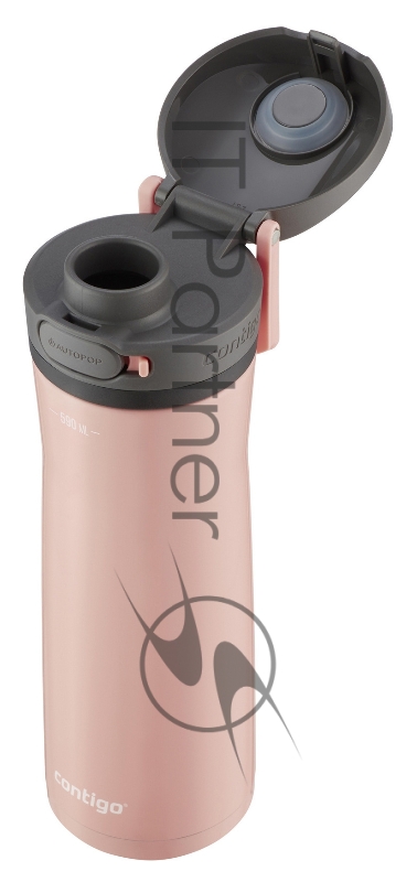 Термокружка для напитков Contigo Jackson Chill 2.0 0.59л. розовый/черный (2156482)