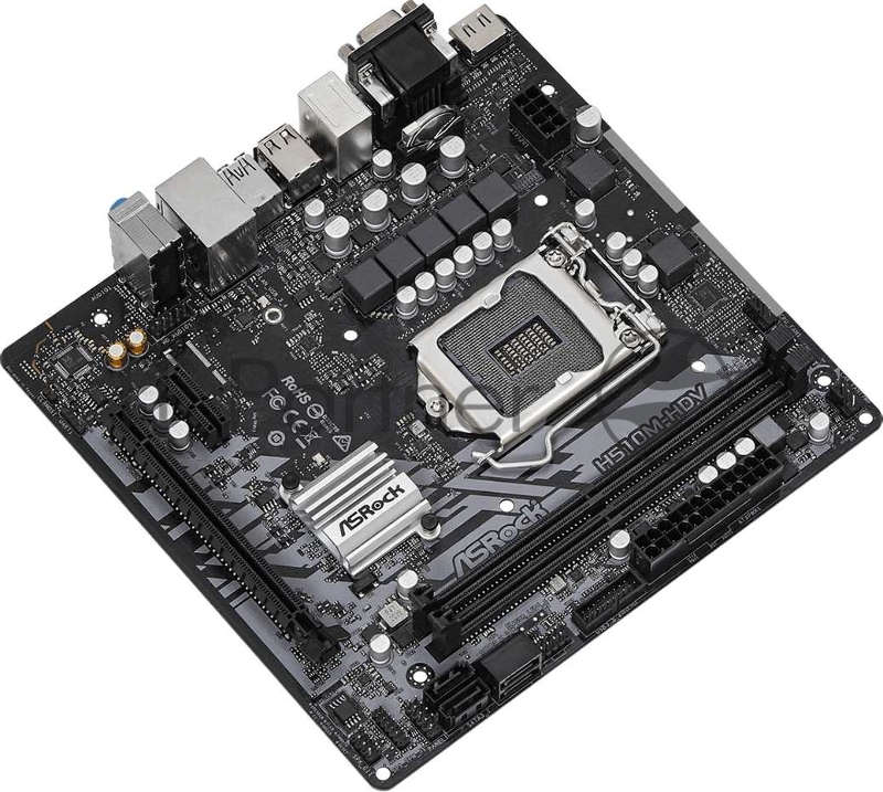 Плата материнская Asrock Asrock H510M-HDV, LGA1200, Intel H510, mATX, BOX