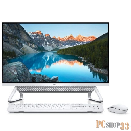 Моноблок Dell Inspiron 7700 27 Full HD i5 1135G7 (2.4) 8Gb 1Tb SSD256Gb Iris Xe CR Windows 10 Professional GbitEth WiFi BT клавиатура мышь Cam серебристый 1920x1080