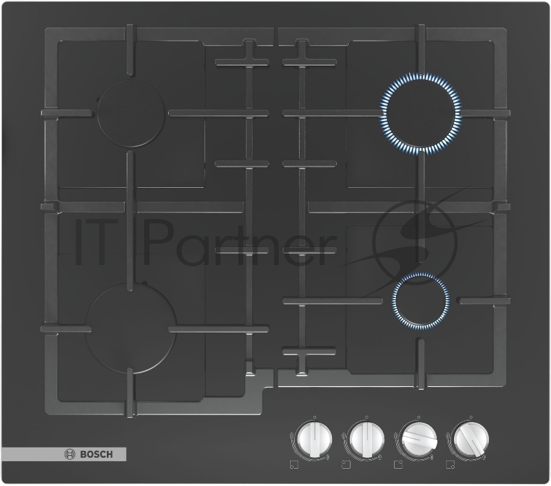 Газовая варочная поверхность Bosch PNP6B6B92R черный