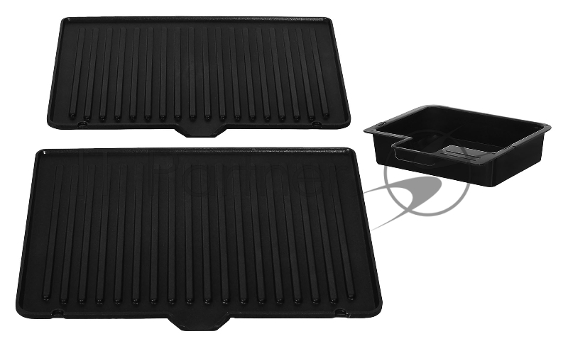 Электрогриль Hyundai HYG-2040 2000Вт серебристый