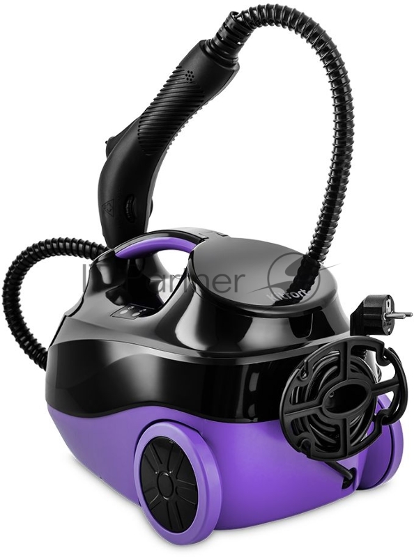 Пароочиститель напольный Kitfort КТ-9103-1 2000Вт фиолетовый