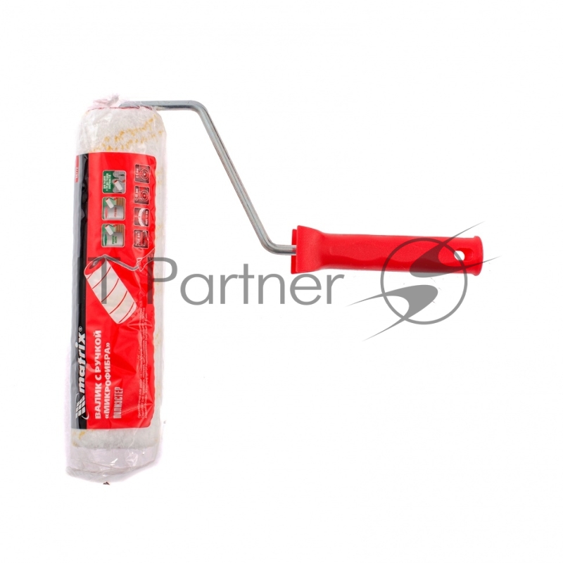 Валик MATRIX МИКРОФИБРА, с ручкой 8мм, 250 мм, ворс 12 мм, D - 48 мм, D ручки - 8 мм, полиакрил// MATRIX 80773