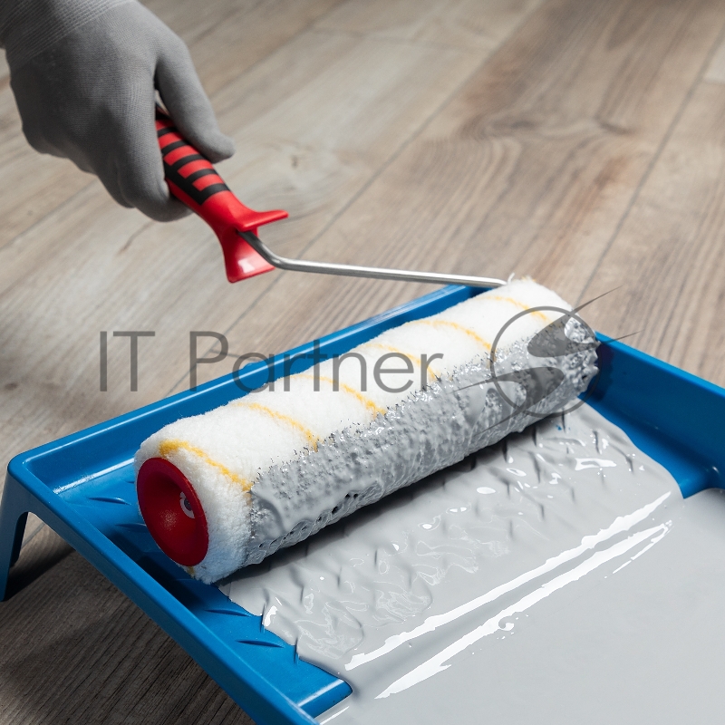 Валик MATRIX Гирпаинт с двухкомпонентной ручкой, 250 мм, ворс 12 мм, D 48 мм, полиакрил// /Россия 80661