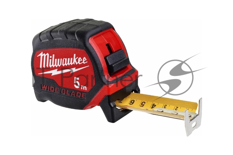 Рулетка Milwaukee Премиум с широким полотном 5м 4932471815