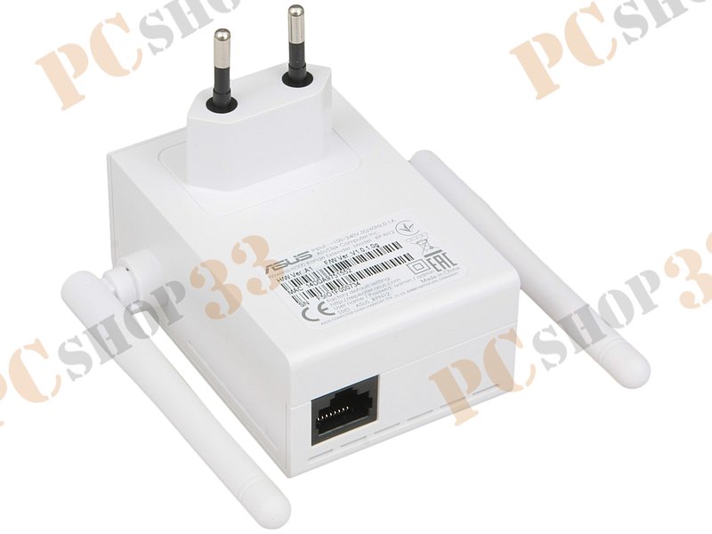 Ретранслятор ASUS RP-N12 WiFi 300Мбит/сек. + 1 порт LAN 100Мбит/сек.