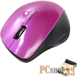 Клавиатуры, мыши Мышь беспроводная Smartbuy 309AG розовый/черный SBM-309AG-I