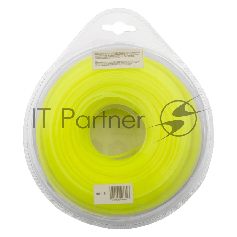 Леска для триммера DENZEL круглая 2 мм х 63 м, блистер FLEX CORD 96118