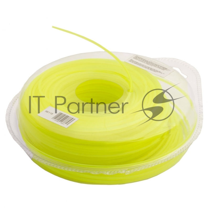 Леска для триммера DENZEL круглая 2 мм х 63 м, блистер FLEX CORD 96118