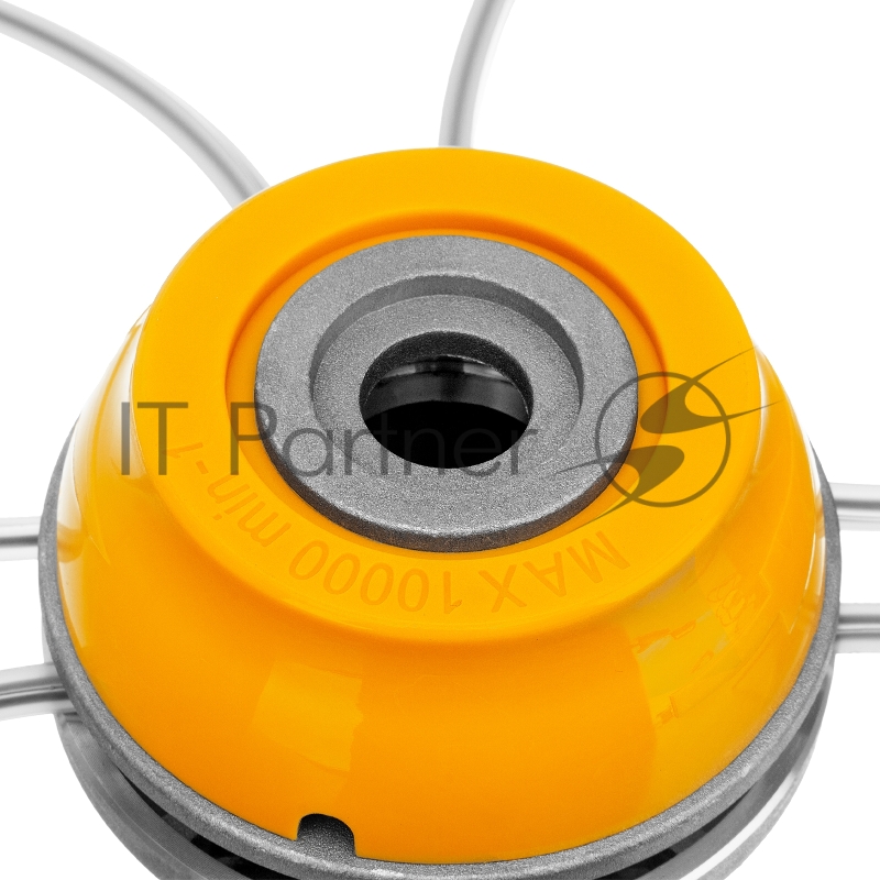 Головка триммерная DENZEL универсальная алюминиевый корпус, леска до 4 мм D 96358