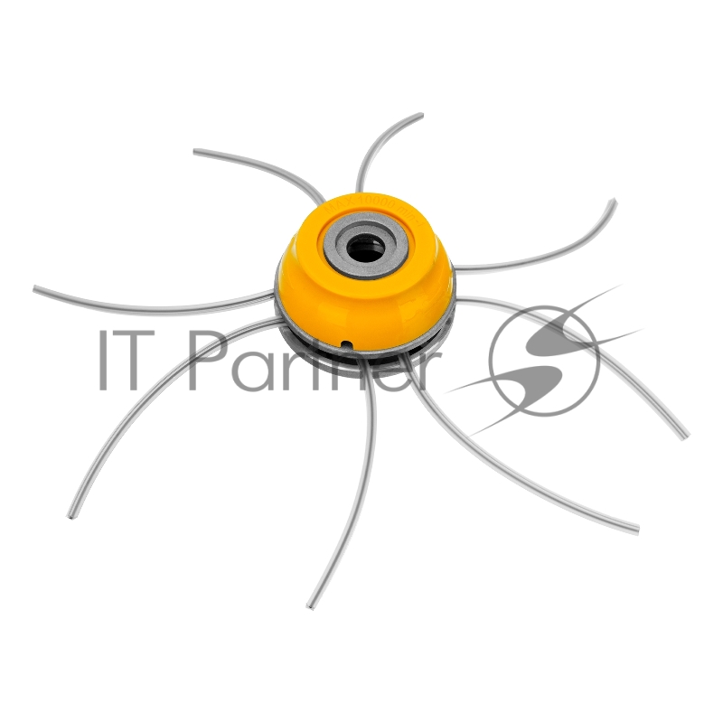 Головка триммерная DENZEL универсальная алюминиевый корпус, леска до 4 мм D 96358