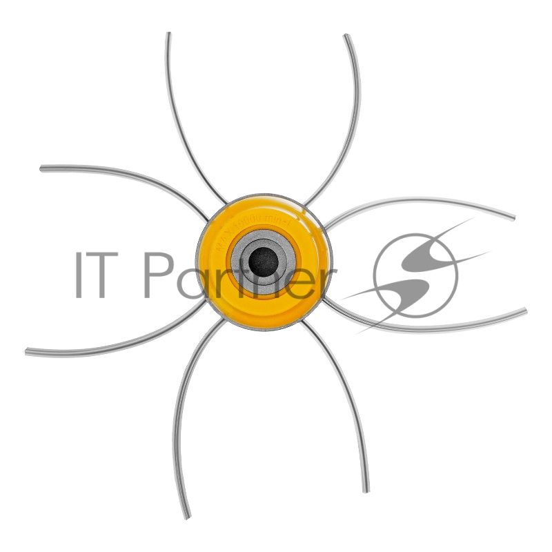 Головка триммерная DENZEL универсальная алюминиевый корпус, леска до 4 мм D 96358