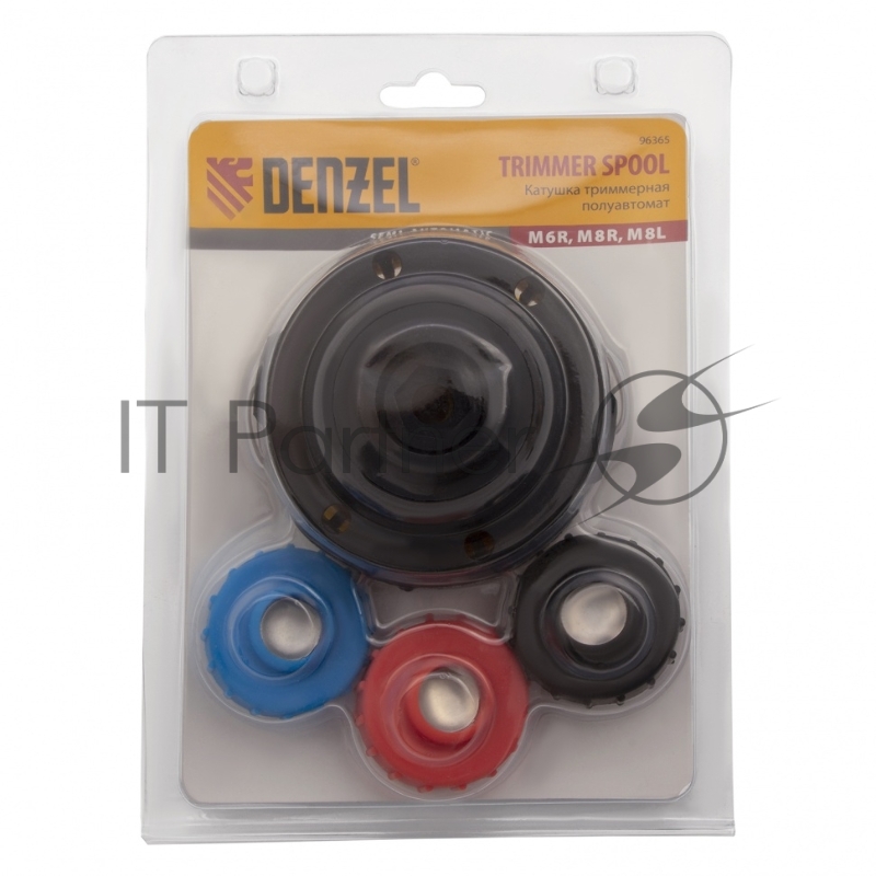 Катушка триммерная полуавтомат шестигранник DENZEL HEX х15,6 болт М6 правый М 96365
