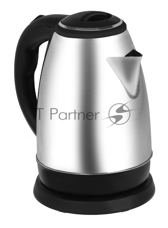 Чайник электрический SunWind SUN-K-001 1.8л. 1500Вт серебристый/черный (корпус: нержавеющая сталь/пластик)