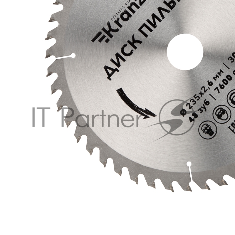 Диск пильный 235 мм х 48 зуб х 30 мм Kranz