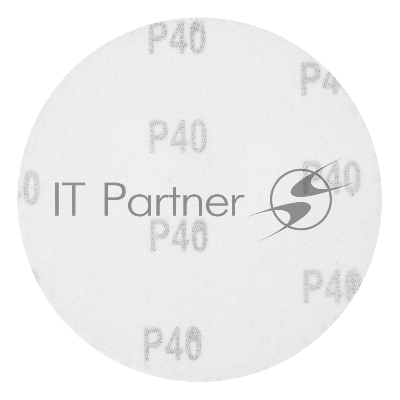 Круг абразивный MATRIX на ворсовой подложке под липучку, P 40, 115 мм, 10 шт.// 73815