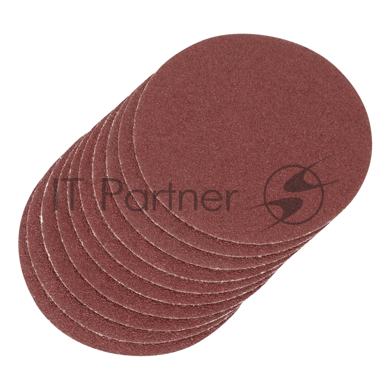 Круг абразивный MATRIX на ворсовой подложке под липучку, P 40, 115 мм, 10 шт.// 73815