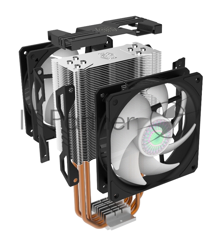 Кулер для процессора Cooler Master CPU Cooler Hyper 212 LED Turbo ARGB, 650-1800 RPM, 160W, Full Socket Support