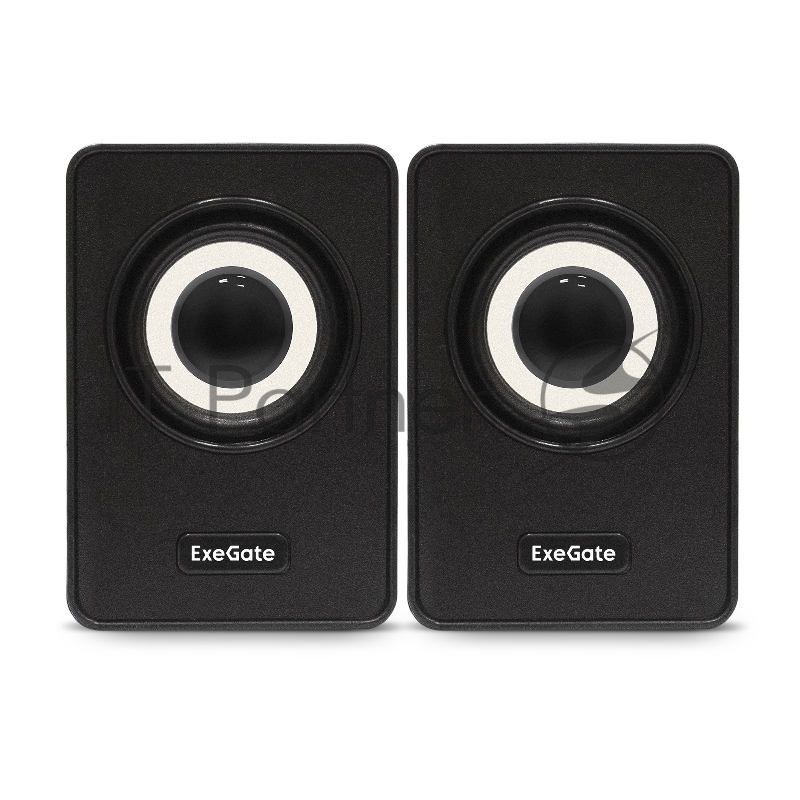Акустическая система 2.0 ExeGate EX287054RUS Disco 120 (питание USB, 2х3Вт (6Вт RMS), 100-20000Гц, черный)