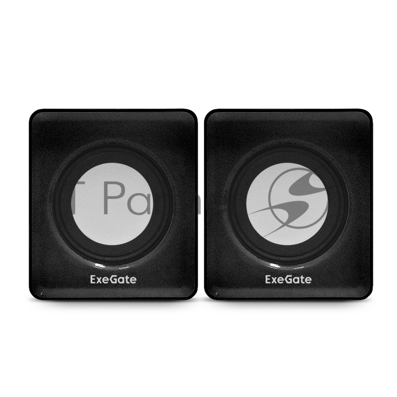 Акустическая система 2.0 ExeGate EX287057RUS Disco 140 Black (питание USB, 2х3Вт (6Вт RMS), 100-20000Гц, черный)