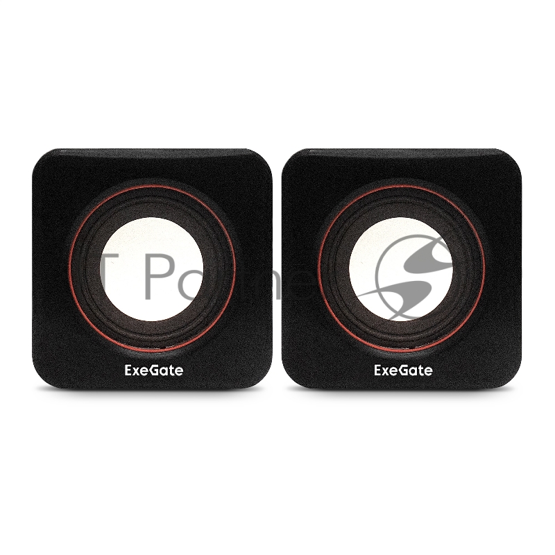 Акустическая система 2.0 ExeGate EX287050RUS Disco 160 (питание USB, 2х3Вт (6Вт RMS), 100-20000Гц, черный)