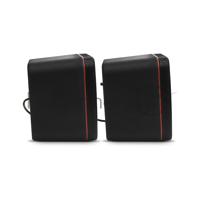 Акустическая система 2.0 ExeGate EX287050RUS Disco 160 (питание USB, 2х3Вт (6Вт RMS), 100-20000Гц, черный)