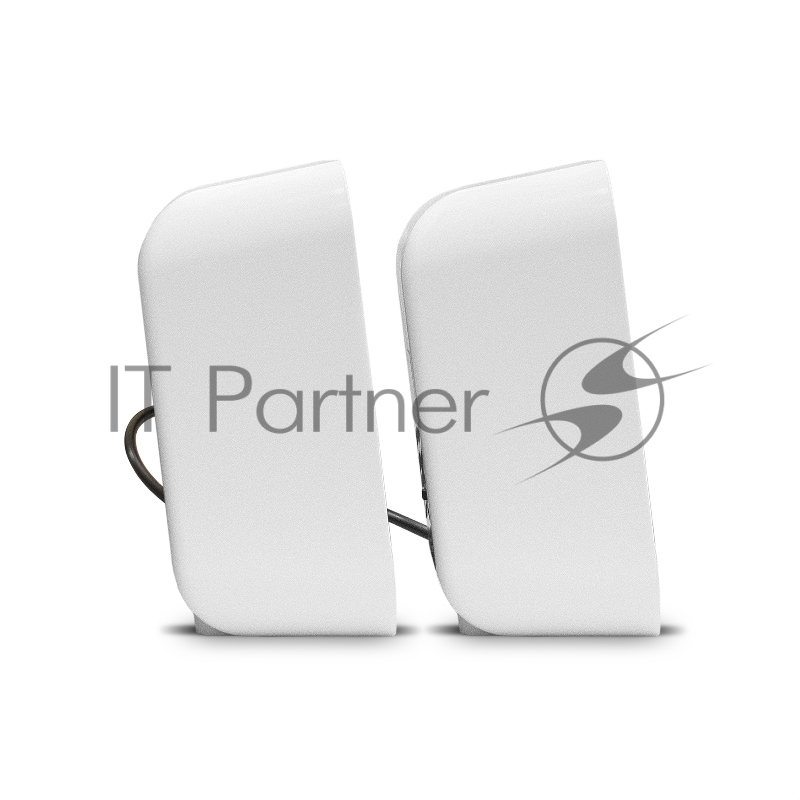 Акустическая система 2.0 ExeGate EX287052RUS Disco 170 (питание USB, 2х3Вт (6Вт RMS), 100-20000Гц, белый/черный)