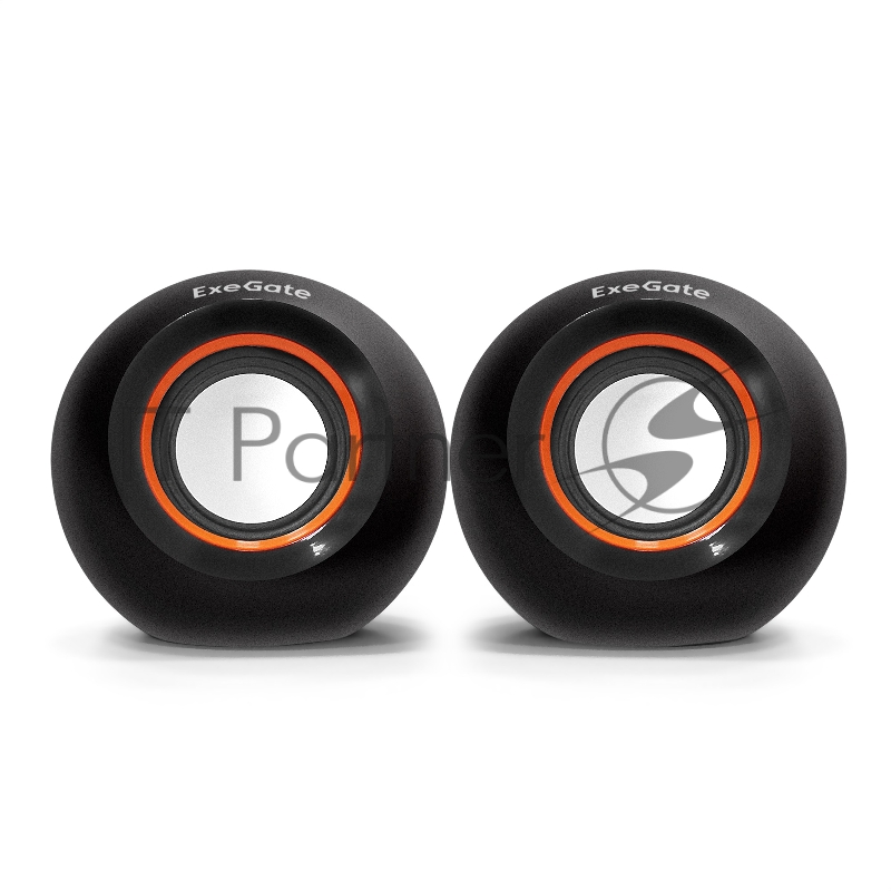 Акустическая система 2.0 ExeGate EX287053RUS Disco 180 (питание USB, 2х3Вт (6Вт RMS), 100-20000Гц, черный)